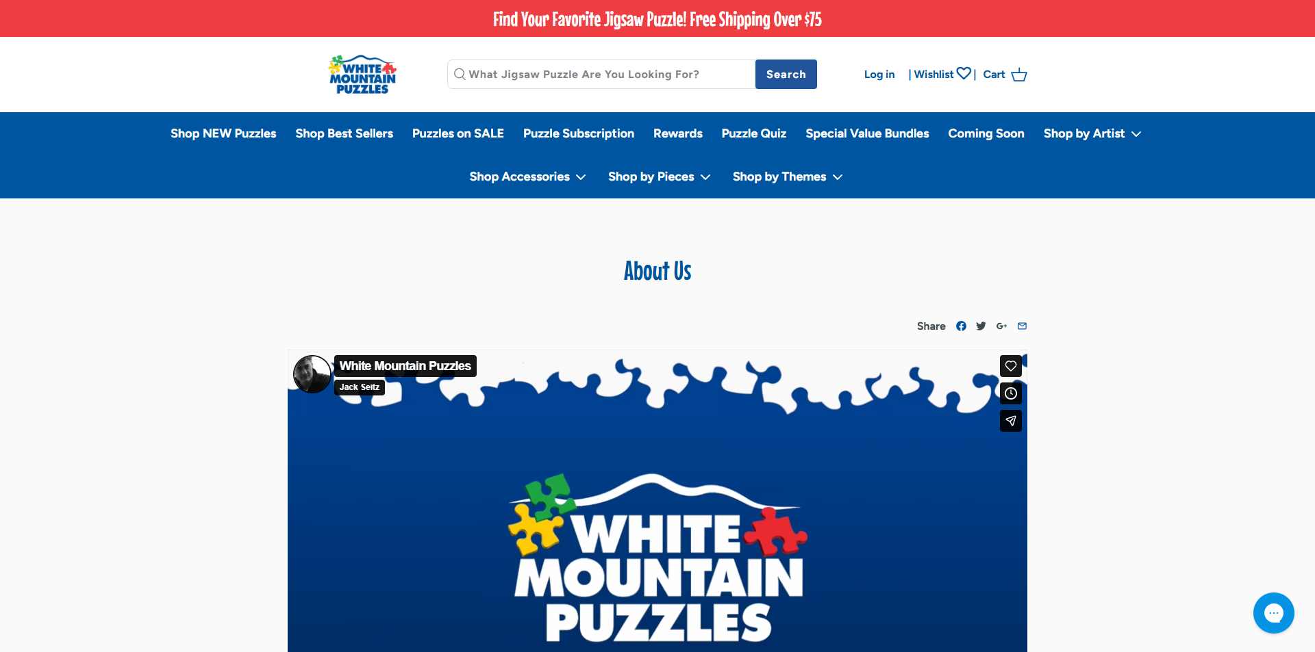 White Mountain Puzzles discount code